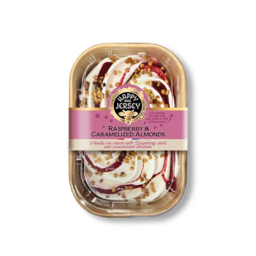 HAPPY MRS JERSEY - RASPBERRY CARAMELIZED ALMONDS - 900 ml